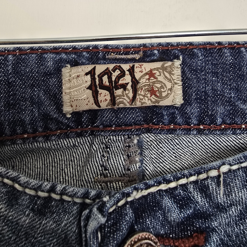1921 WESTERN GLOVE WORKS DISTRESSED JEANS! - Picture 2 of 5